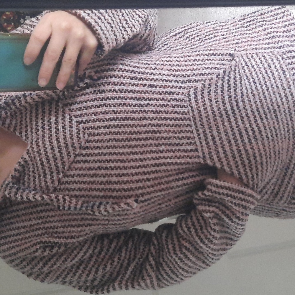 Cute and warm pink baja hoodie!